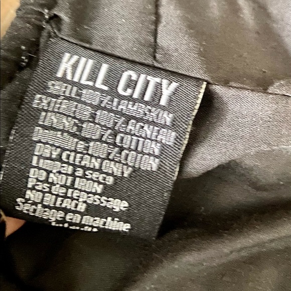 Kill City by Lip Service Blk Lambskin Leather Vest M $250 - Picture 7 of 11